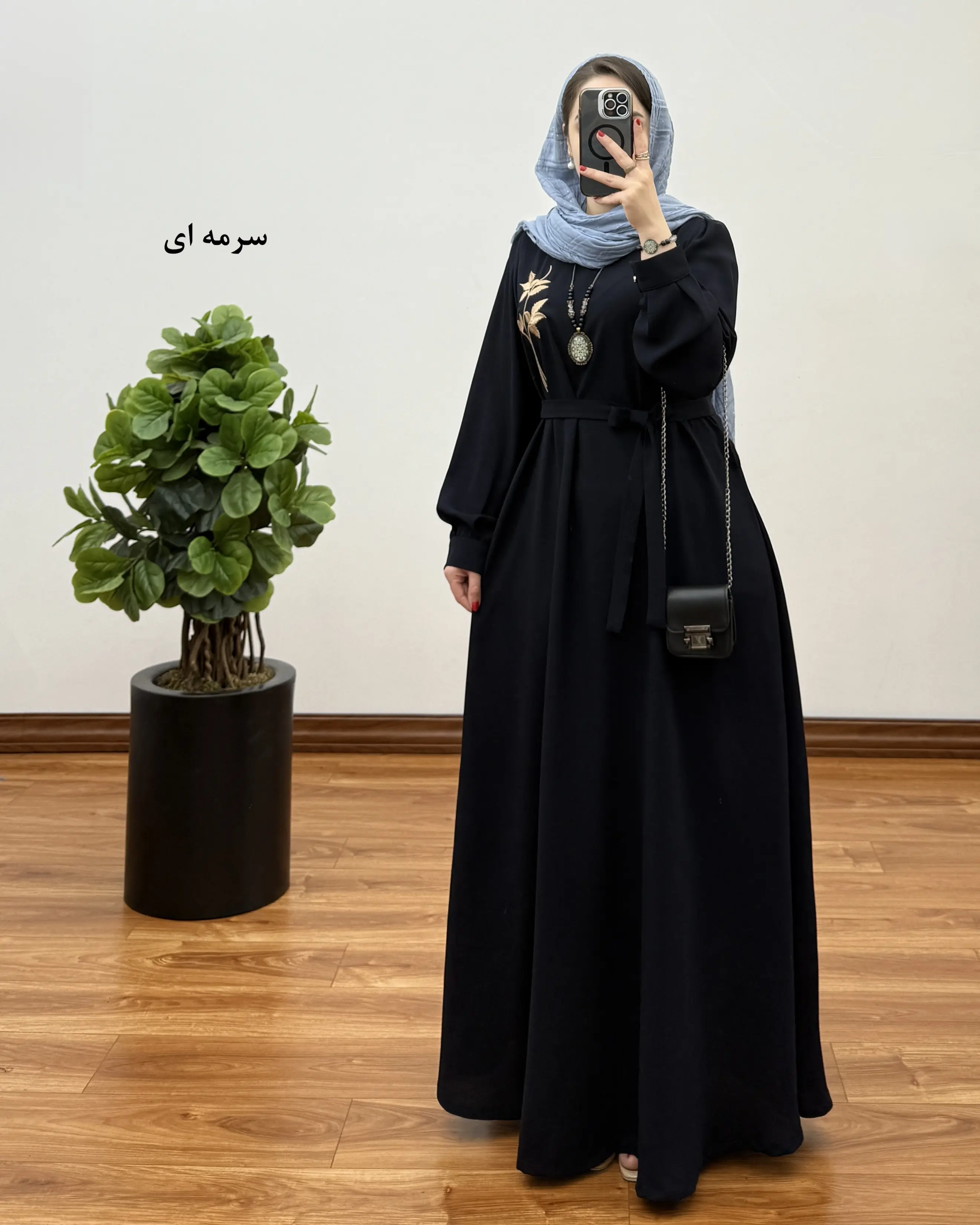 مانتو عبایی مجلسی زنانه مدل شیوا